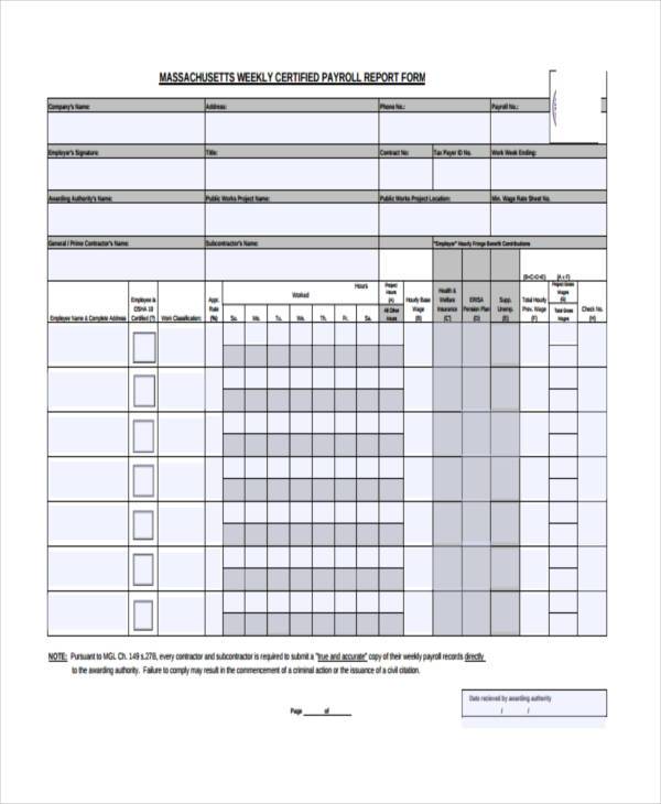 FREE 34+ Printable Payroll Forms in PDF | Excel | MS Word