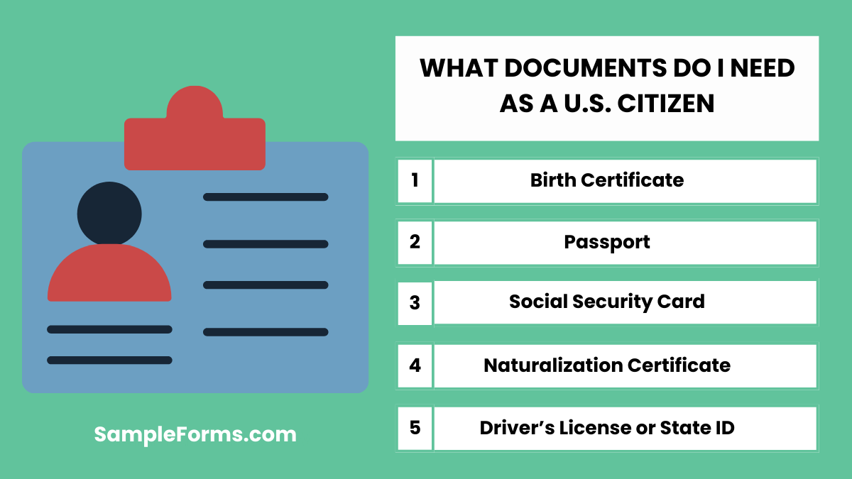 what documents do i need as a u