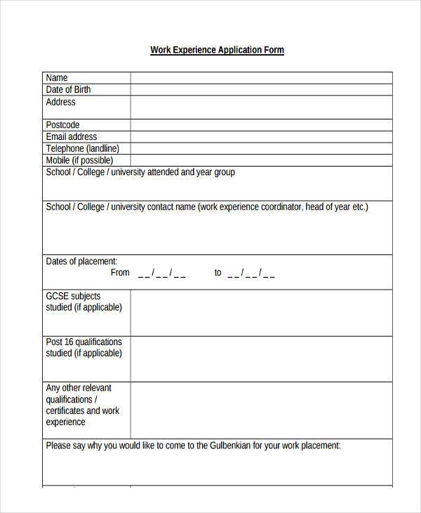 FREE 32 Simple Job Application Forms In PDF MS Word Excel