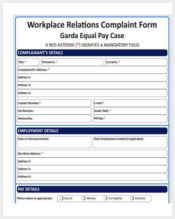 workplace relations complaint form