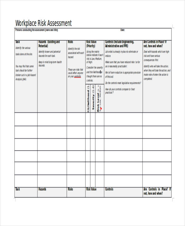 Workplace Violence Plan Template