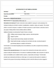 attorney medical authorization form
