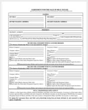 real estate sales agreement form11