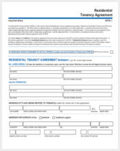 room for rent lease agreement form