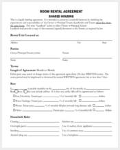 room rent agreement form11