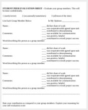 student peer evaluation form1