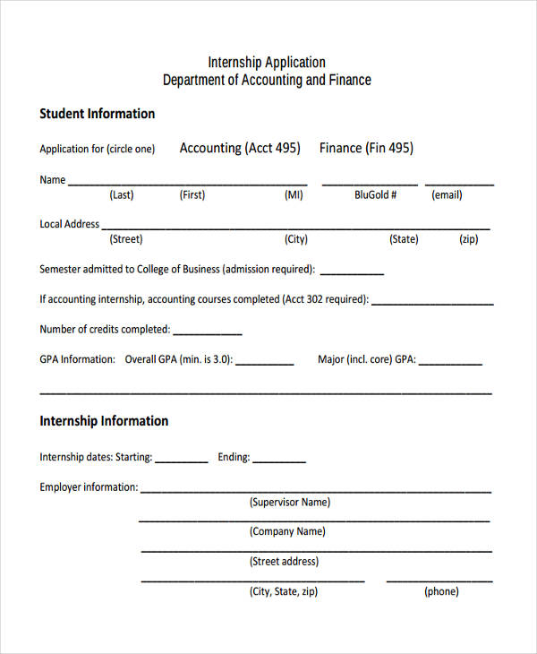 accounting department application