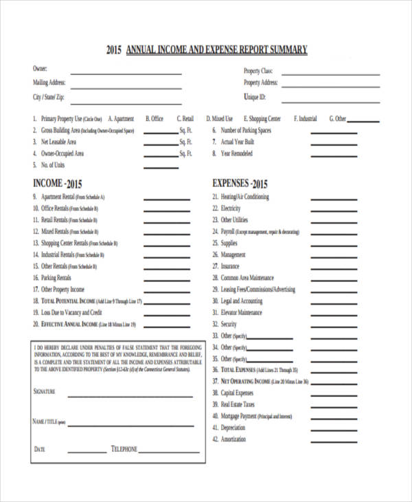 annual sales expense report form2