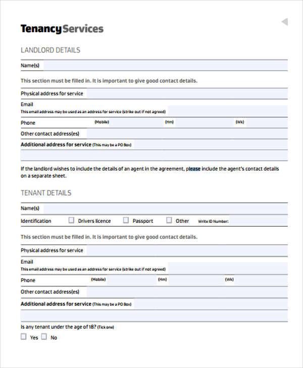 business lease agreement form pdf