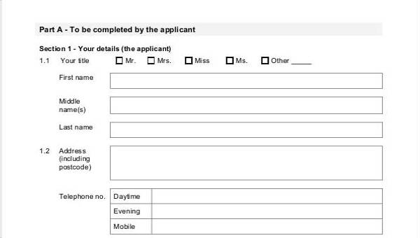 capacity order application form