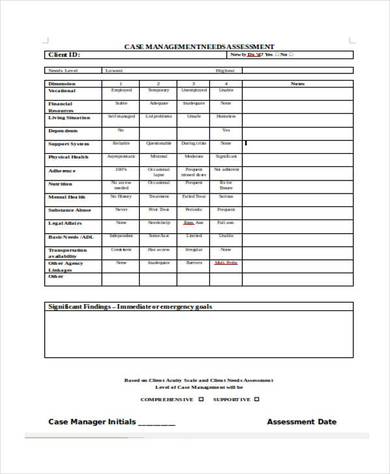 FREE 29+ Needs Assessment Forms in MS Word | PDF | Excel