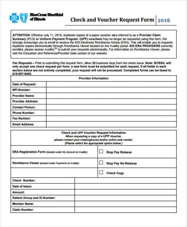 FREE 28+ Check Request Forms in PDF | MS Word | Excel