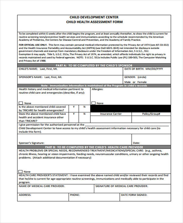 FREE 10+ Wellness Assessment Forms in PDF Ms Word