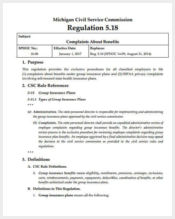 civil service complaint form sample