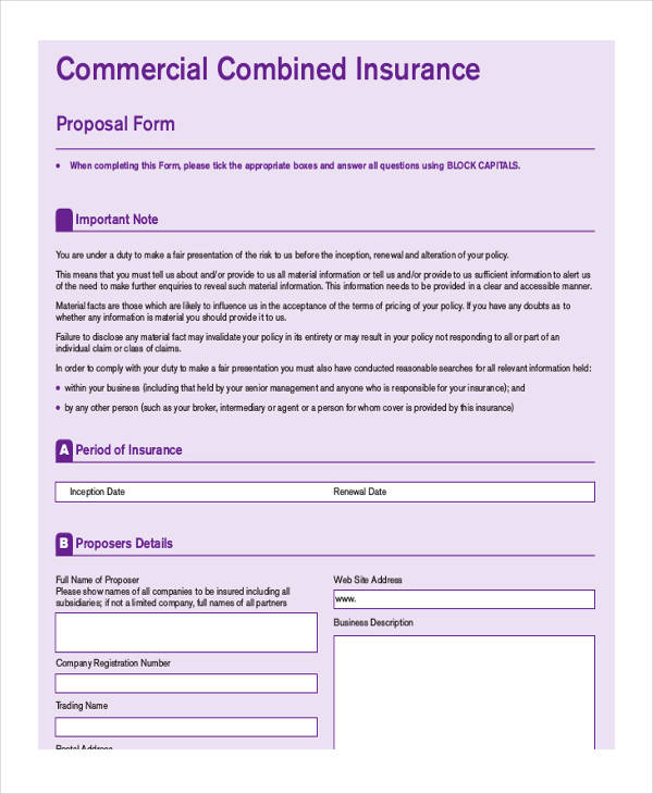 free-44-insurance-proposal-forms-in-pdf-ms-word-excel