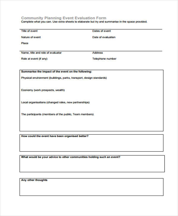 community planning event evaluation form3