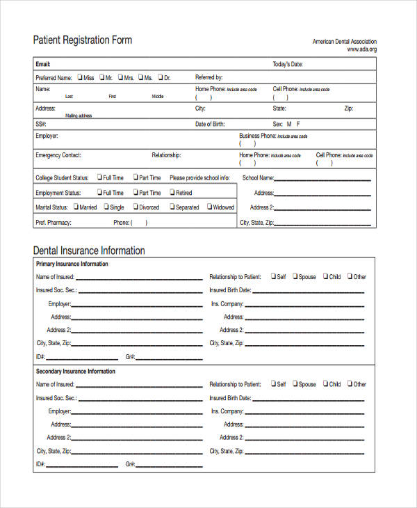FREE 50+ Printable Registration Forms in PDF