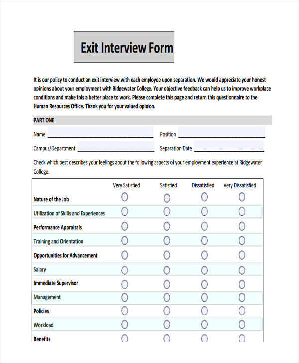 FREE 19+ Employee Clearance Forms in PDF | MS Word | Excel