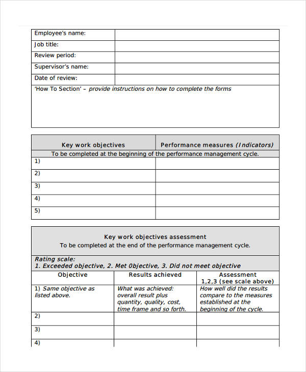 employee management review form1