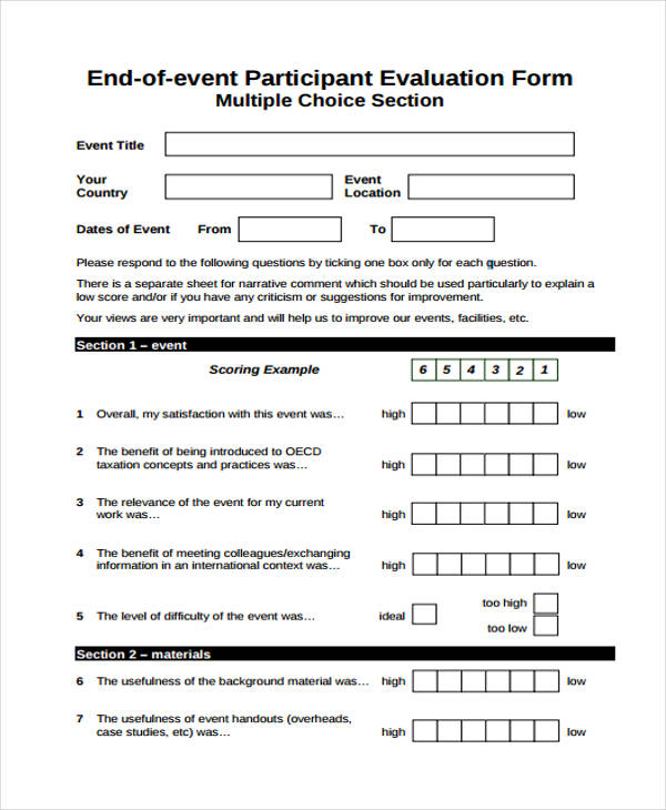 end of event participant evaluation form2
