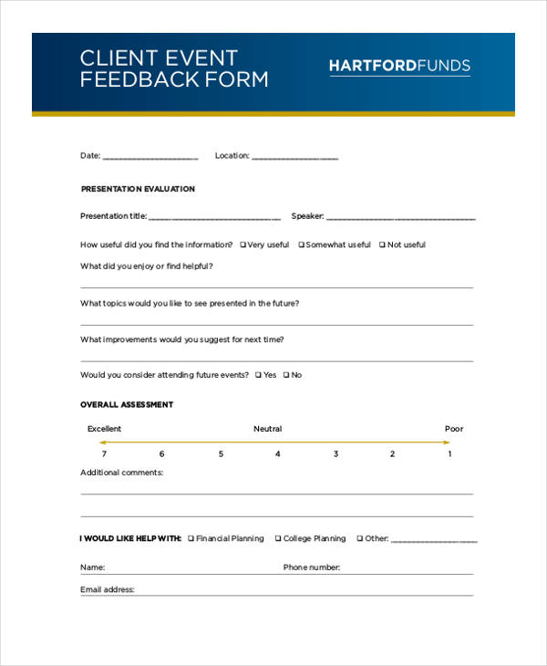 event customer feedback form1