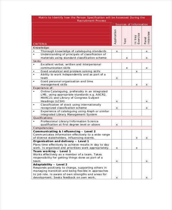 free 25  interview assessment forms