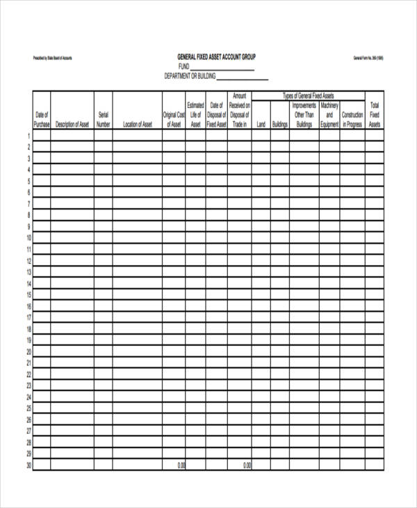 FREE 9+ General Accounting Forms in PDF | MS Word