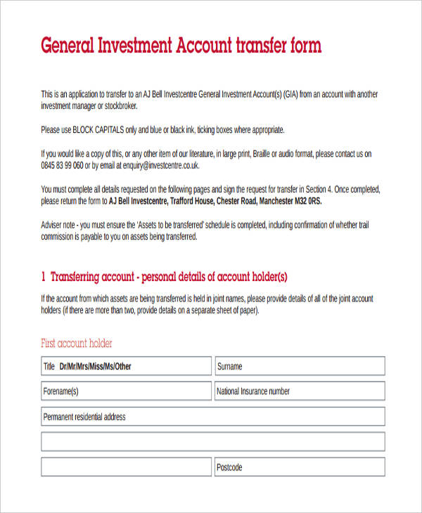 general investment account