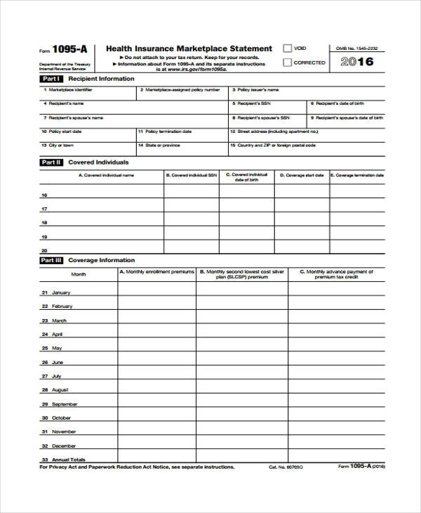 FREE 11 Health Statement Forms In PDF MS Word