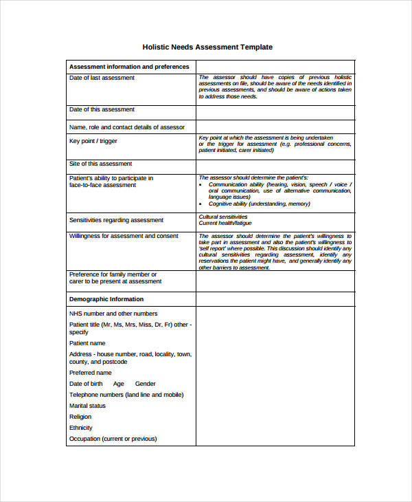 holistic nursing assessment form1