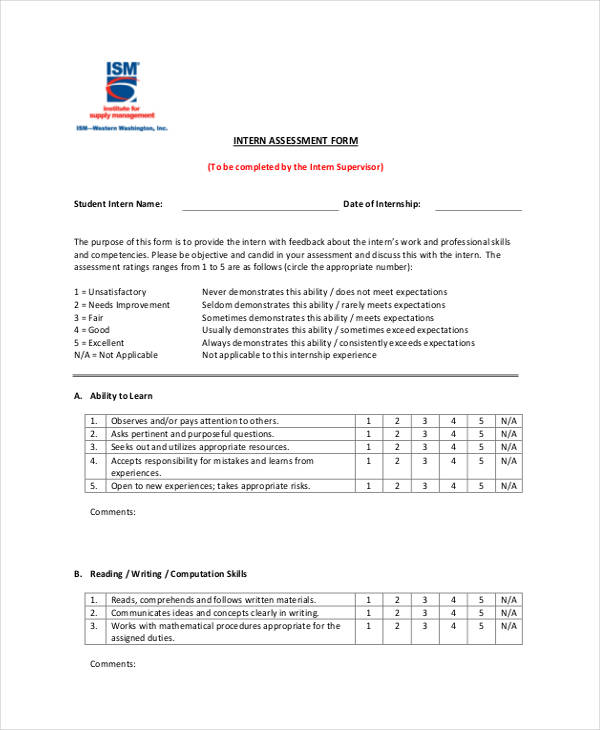 free-24-sample-interview-assessment-forms-in-pdf-ms-word