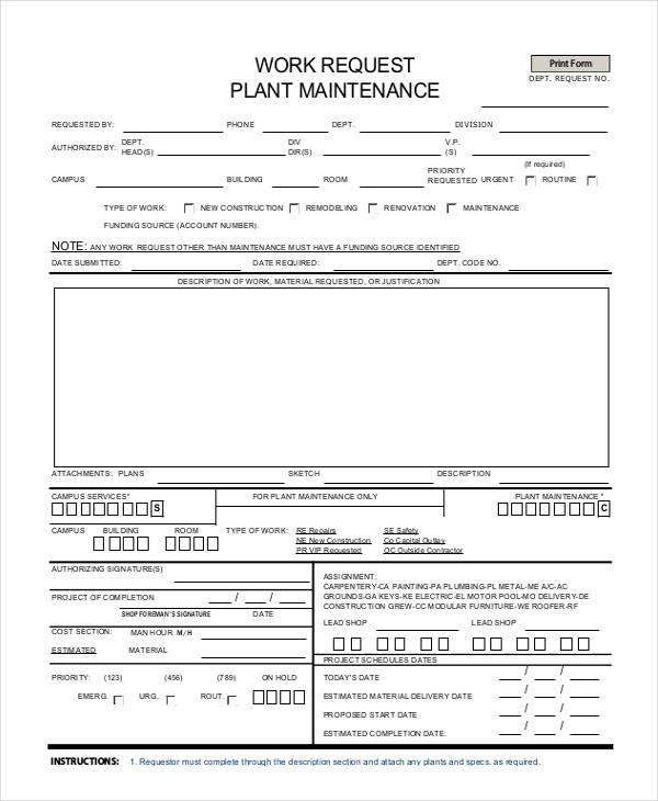 free-5-sample-maintenance-work-order-forms-in-pdf-ms-word