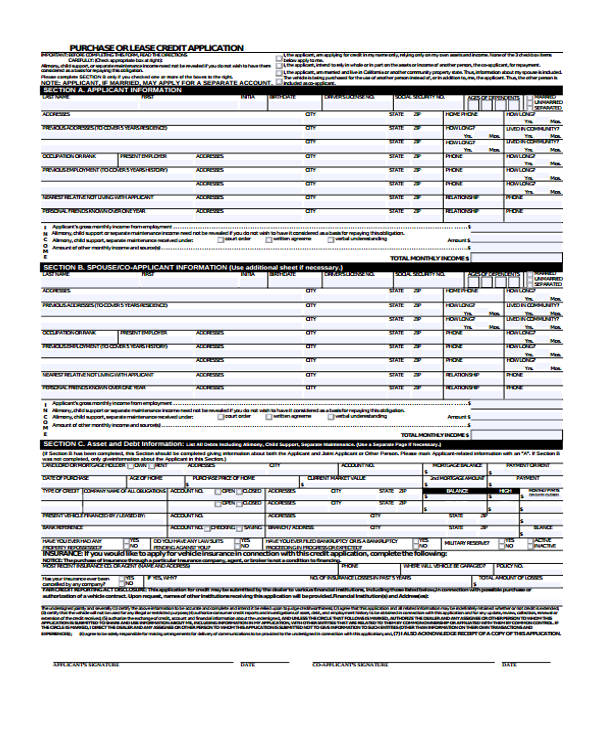 lease credit purchase application form1