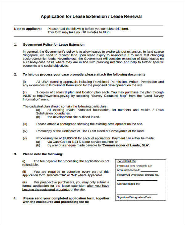 lease renewal extension application1