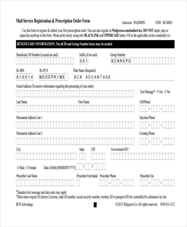 FREE 33 Sample Service Order Forms In PDF MS Word Excel