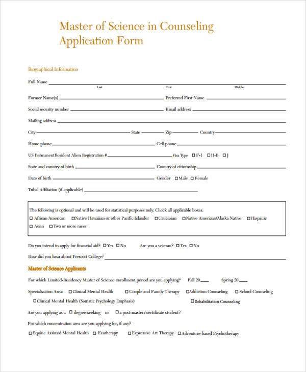 medical counseling application form1