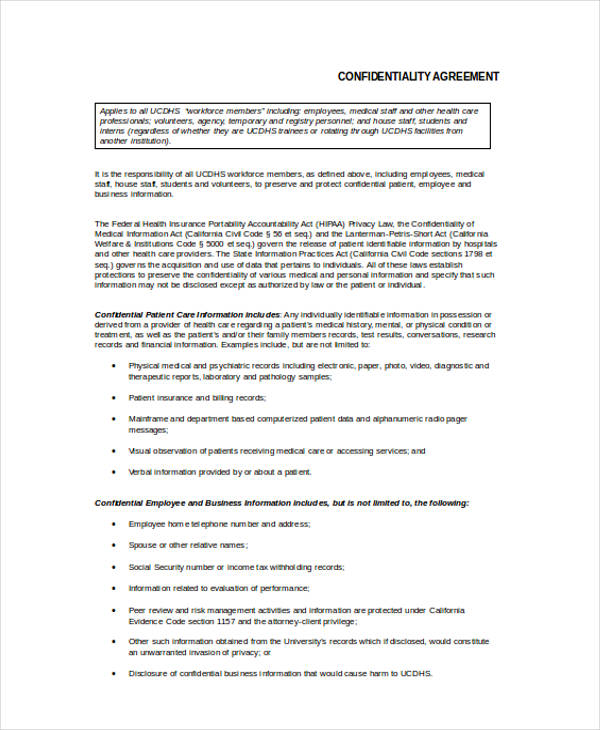 medical office confidentiality agreement form1