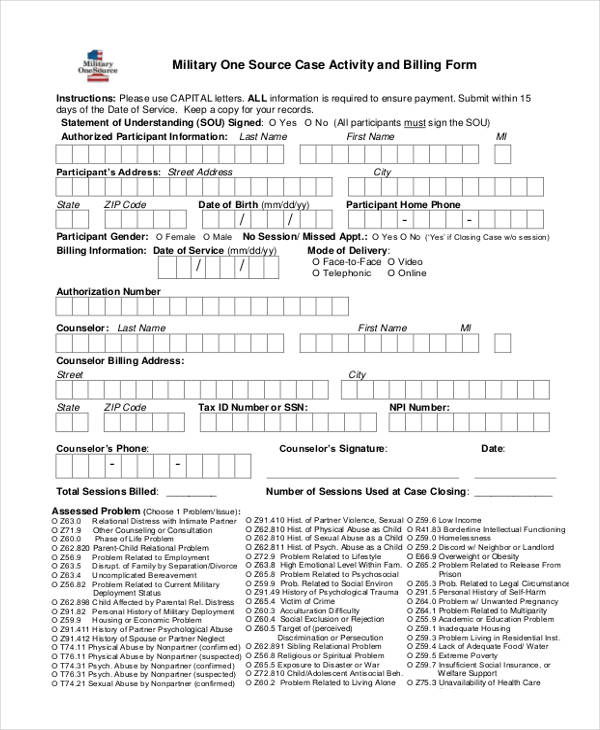 military physical health assessment form