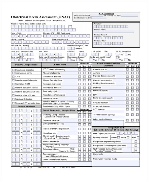 FREE 35+ Needs Assessment Form Samples, PDF, MS Word, Google Docs, Excel