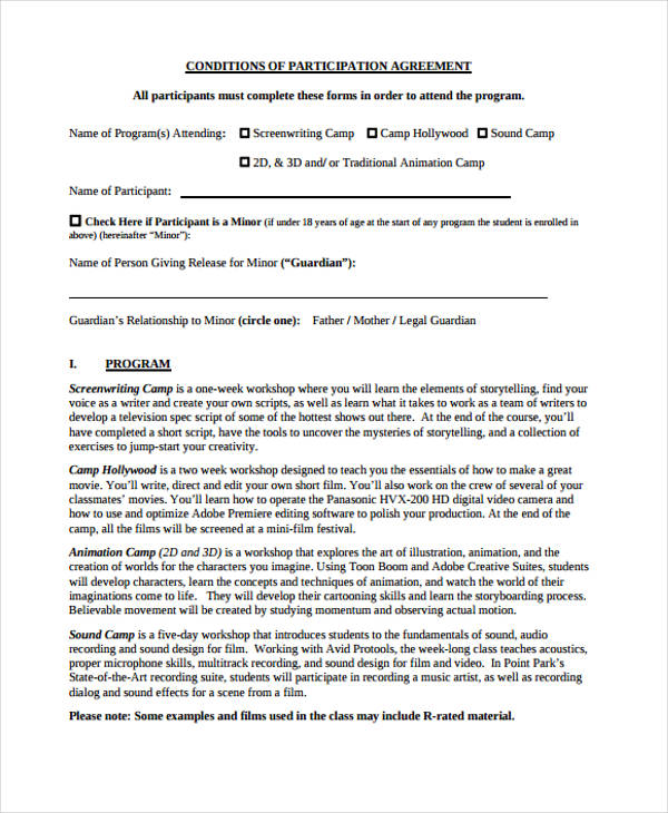 Master Risk Participation Agreement Template