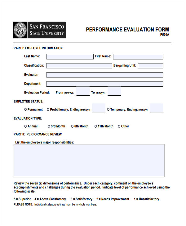 performance evaluation appraisal1