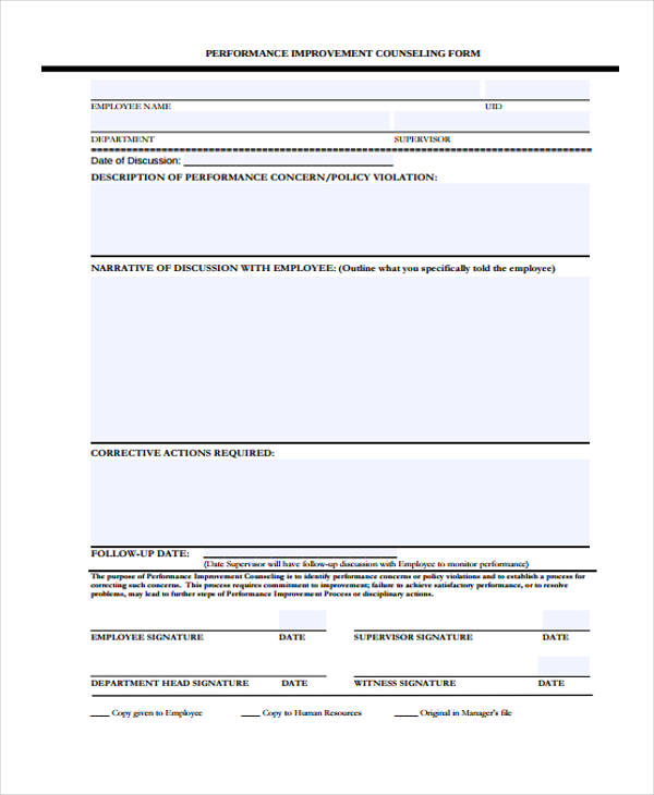 FREE 48+ Counseling Forms in PDF | MS Word