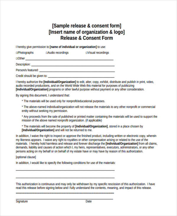 print release consent