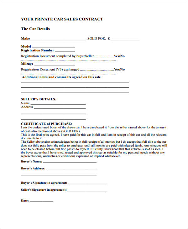 FREE 35+ Sales Agreement Form Samples, PDF, MS Word, Google Docs