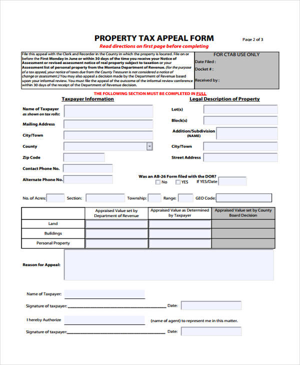 FREE 10+ Property Appraisal Forms in PDF | MS Word