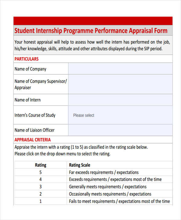 student internship programme