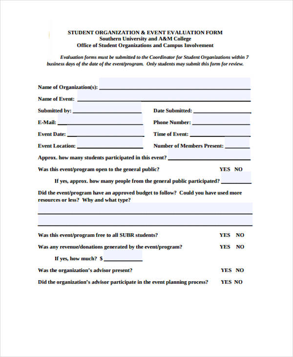 student organisation event evaluation form2