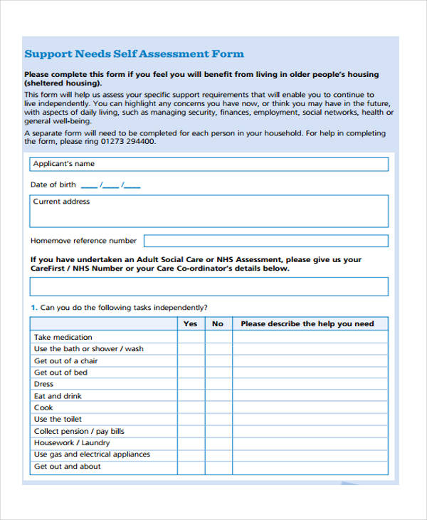 FREE 35+ Needs Assessment Form Samples, PDF, MS Word, Google Docs, Excel
