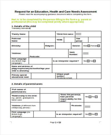 training needs assessment request form1 390