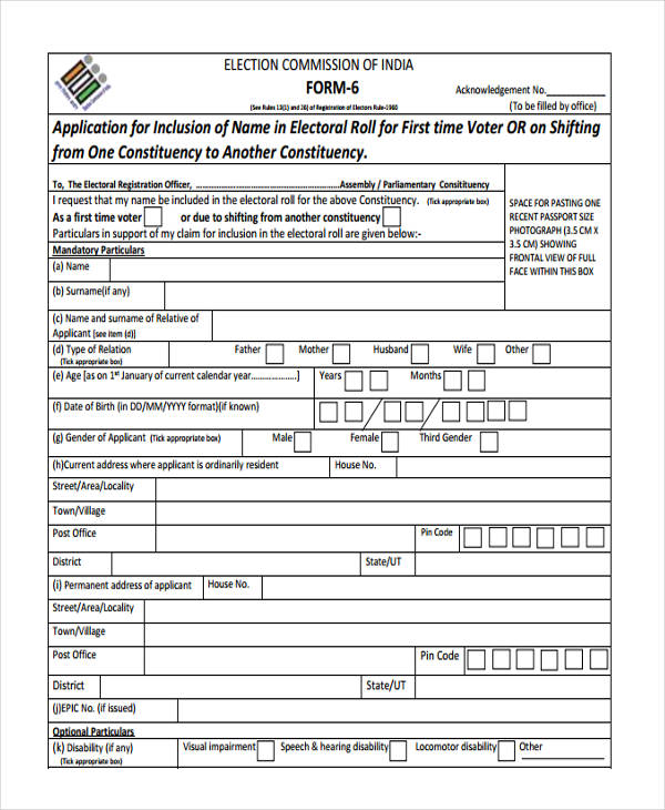 voter id registration